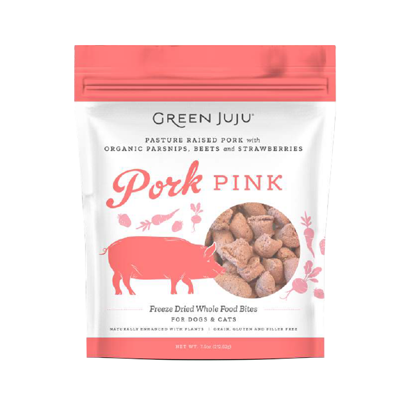 65% OFF Green Juju Freeze Dried Pork Pink 18oz Whole Food Bites