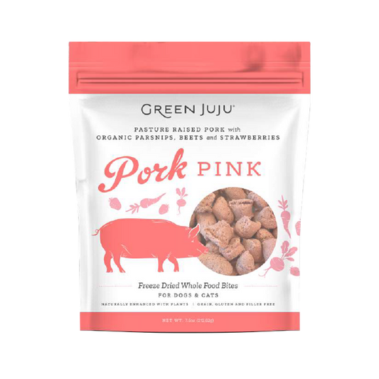 65% OFF Green Juju Freeze Dried Pork Pink 18oz Whole Food Bites