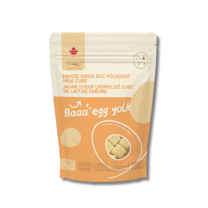 Loopy Paws - Treats - Freeze-Dried - Goat Milk Cube - Baaa Egg Yolk - 15g