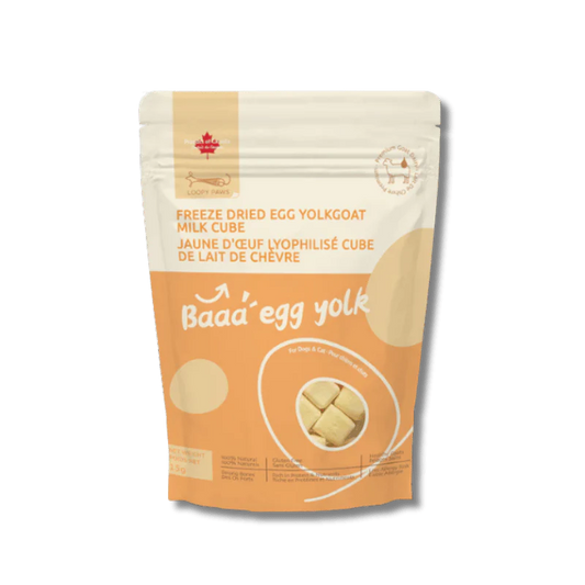 Loopy Paws - Treats - Freeze-Dried - Goat Milk Cube - Baaa Egg Yolk - 15g