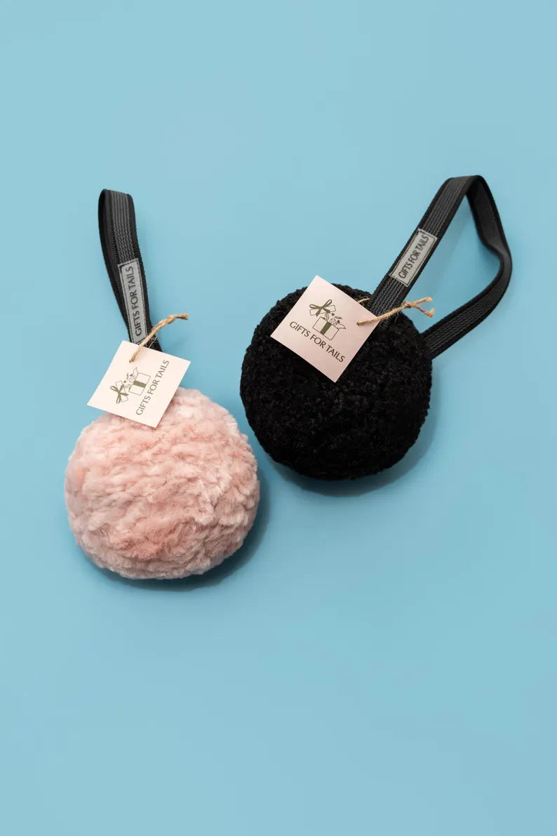Fluffy Dog Ball Toy