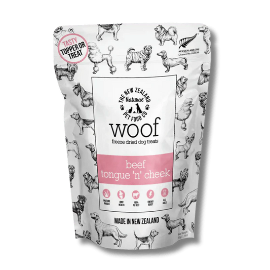 NZ Natural Pet Food Co - Beef - Tongue 'n' Cheek - 50g NEW